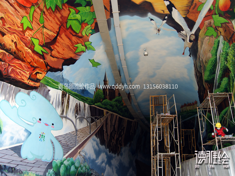 青岛隧道墙体彩绘